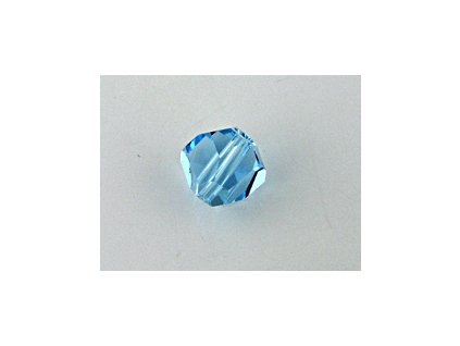 SW5603|Graphic Cube Aquamarine 6mm