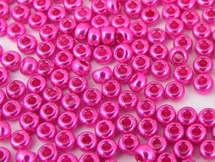 Seed Beads Preciosa No.18377 - Light Rose Metal Coating 10/0 12g
