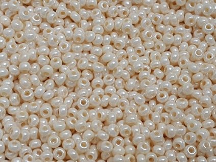 Seed Beads Preciosa No.46112 - Creamy - Luster 10/0 12g