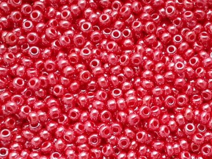 Seed Beads Preciosa No.98190 - Opaque Siam - Luster 10/0 12g