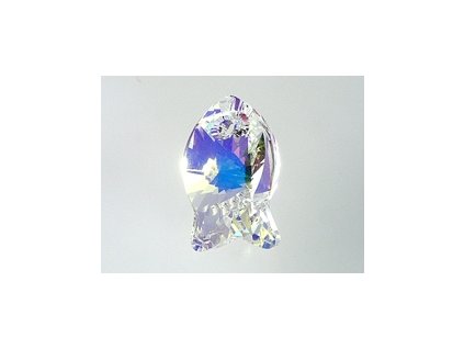 Swarovski Fish Pendant Crystal AB 18mm