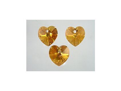 SW6202|Heart Topaz AB 10,3x10mm 2ks