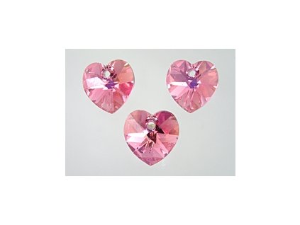 SW6228|Heart Rose AB 10,3x10mm 2pcs