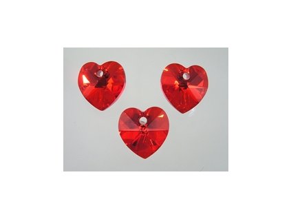 SW6202|Heart Light Siam AB 10,3x10mm 2pcs