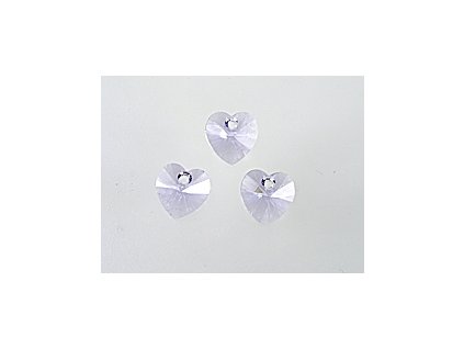 SW6228|Heart Provence Lavender 10,3x10mm 2ks