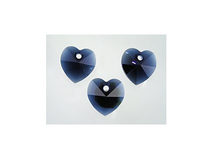 SW6202|Heart Dark Indigo 10,3x10mm 2ks