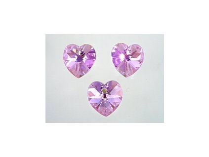 SW6228|Heart Violet AB 10,3x10mm 2pcs