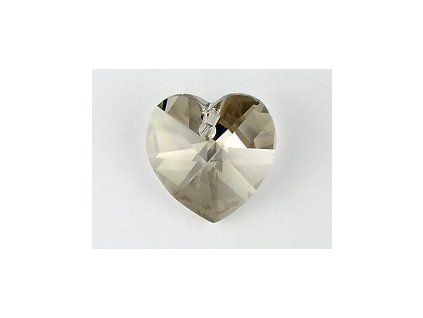 SW6202|Heart Crystal Silver Shade 18x17,5mm