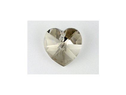 SW6202|Heart Krystal Silver Shade 18x17,5mm