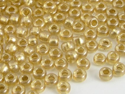 Seed Beads Preciosa No.18984 - Light Gold Luster Line - 10/0 12g