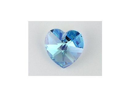 SW6228|Heart Aquamarine AB 18x17,5mm