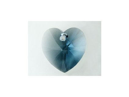 SW6228|Heart Denim Blue 18x17,5mm