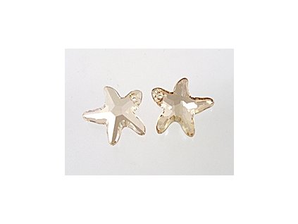 SW6721|Starfish Crystal Golden Shadow 16mm
