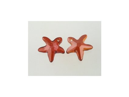SW6721|Starfish Crystal Red Magma 16mm