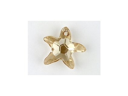 SW6721|Starfish Crystal Golden Shadow 20mm