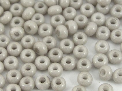 Seed Beads Preciosa No.03141 - Opaque Gray 10/0 12g