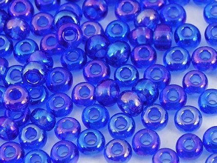 Seed Beads Preciosa No.31050 - Sapphire - Rainbow 10/0 12g