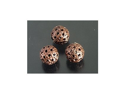 Metal Beads Filigree Round ACU 8mm