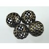 Metal Beads Filigree B Round AAU 10mm