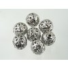 Metal Beads Filigree C Round RH 6mm