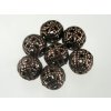 Metal Beads Filigree C Round ACU 6mm