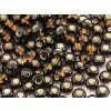 Seed Beads Preciosa No.17140 - Dark Topaz - Silver Line  10/0 12g