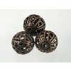 Metal Beads Filigree C Round ACU 10mm