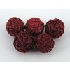 Wire Ball A Wine Red 12mm