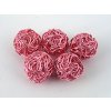 Wire Ball A Light Rose 12mm