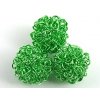 Wire Ball B Light Green 18mm