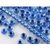 Seed Beads Preciosa No.68236 - Crystal - Blue Metalic Line - 10/0 12g