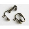 Earrings Clips with loop AAU 15mm 1pair