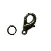 CLASP BLK 12mm WITH RING 5mm