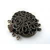 CLASP FILIGREE OVAL 5 ROW SAU