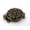 CLASP FILIGREE ROUND 3 ROW SAU