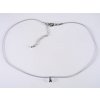 Rubber necklace - White