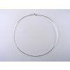 Necklace memory wire AG with clasp