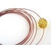 NYLON COATED WIRE PINK 0.5mm 1m