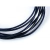 Leather cord blue 1mm