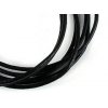 Leather cord black 1,5mm