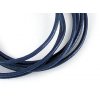 Leather cord blue 2mm