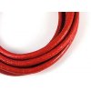 Leather cord red 3mm