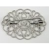 Filigránová Brož Ovál RH