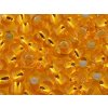 Seed Beads Preciosa No.97000 - Orange - Silver Line - 11/0 12g