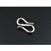 Clasp C37 S-hook Silver-Ag 925/1000 12mm