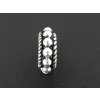 Bead A221 Silver Ag 925/1000 11x4mm 1piece