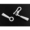 End part with clasp E18 for gluing Ag 925/1000 14x3.5mm 1set