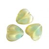 HEART TOPAZ- BLUE- WHITE OPAL 15x16mm