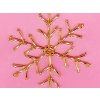 Snowflake V2 Gold 8cm 2pcs