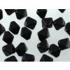 Beads Pressed Bicone - Jet - 6mm